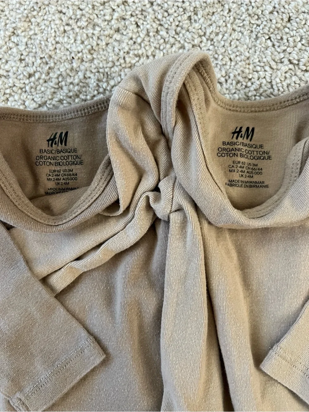 Set of H&M Neutral Bodysuits and Panta